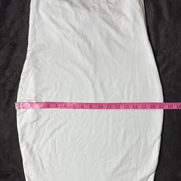 Oh Polly Mint-Green Bodycon Maxi Dress • Lace-Up Bust, Square Neck Sz US 10 - Picture 5 of 11